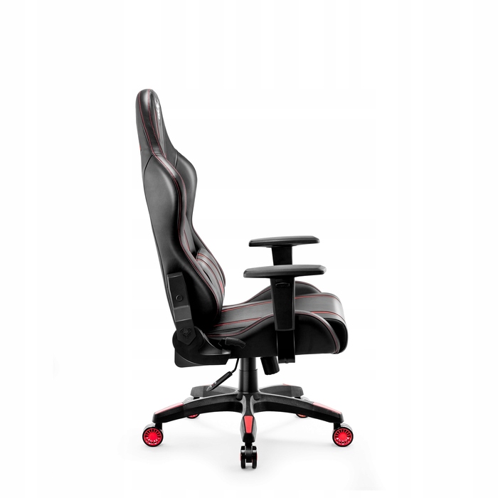 Ігрове крісло Diablo Chairs X-One 2.0, штучна шкіра, чорно-червоне