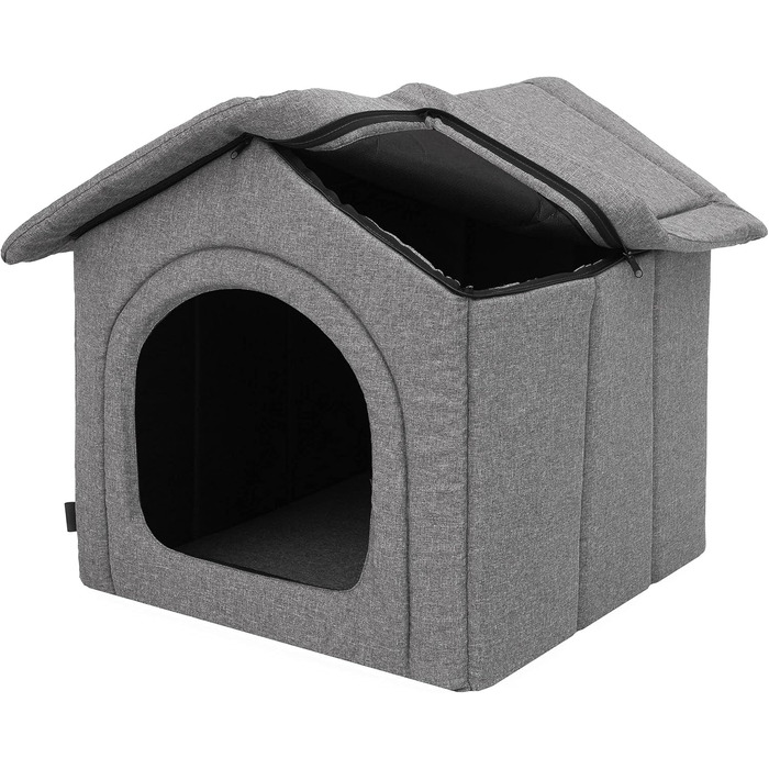 Будка для тварин, вольєр для собак, будка для собак, вольєр R6, 72 x 76 см, графіт, екологічне полотно R6 - 72 x 76 см графіт