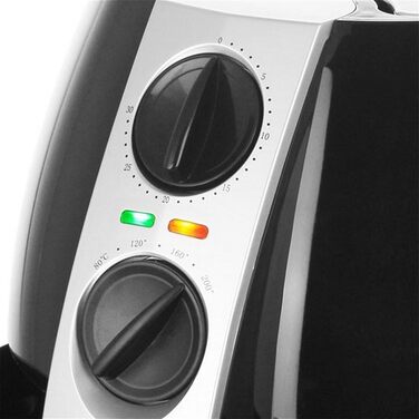 Фритюрниця Emerio Airfryer Smart Fryer 4.5L, 1500W, чорна, AF-116073