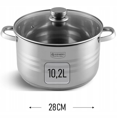 Каструля традиційна Elitehoff, 10 л