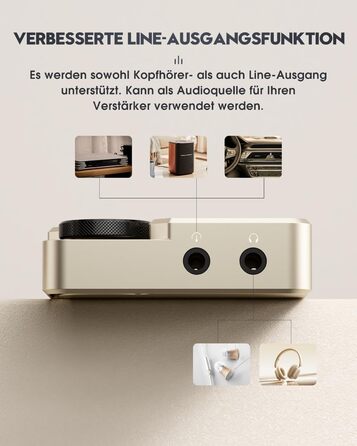 MECHEN M30: Аудіоплеєр Hi-Res MP3, DSD FLAC DAC з 64GB, підтримка до 256GB (Золотий)