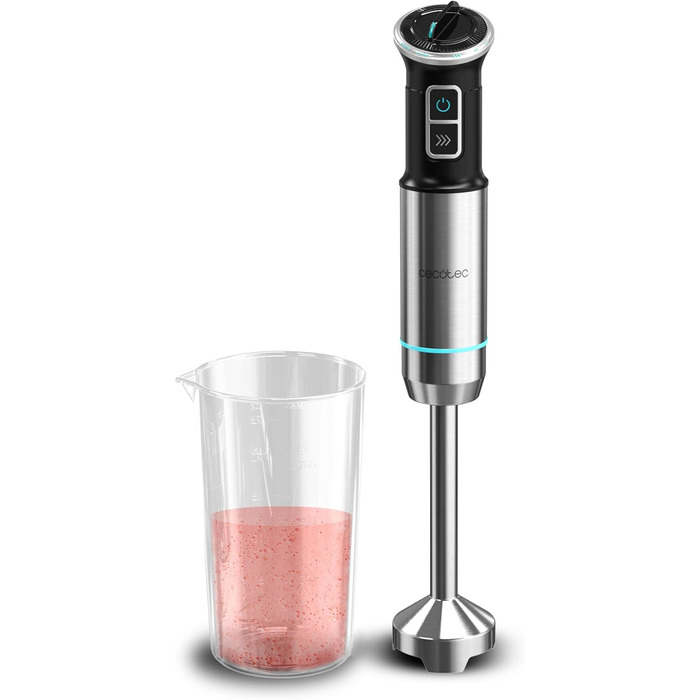 Блендер Cecotec Stabmixer Power TitanBlack 1500 XL PerfectCream: потужний, з технологією CrossBlades та титановим покриттям