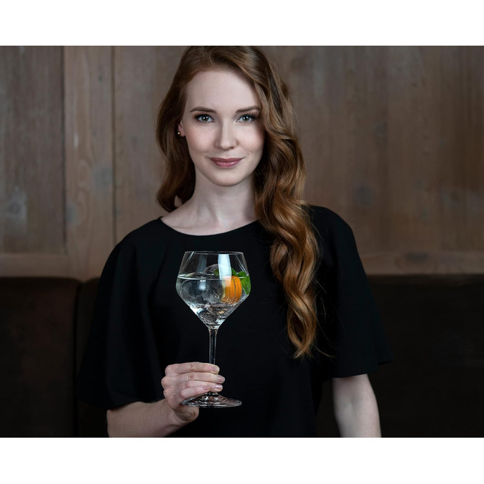 Набір келихів для джину RIEDEL 4 шт. з кришталевого скла, машинного виробництва