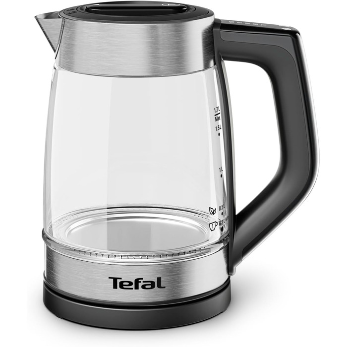 Електричний чайник Tefal KI1R0DE0 зі сталі, 1.7 л, 2200 Вт, з фільтром від накипу та автоматичним вимкненням