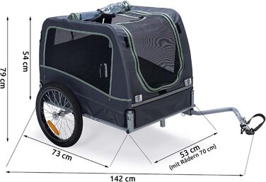 Karlie Fahrradanhänger для собак OX (142x70x79 см) - велосипедний причіп для собак