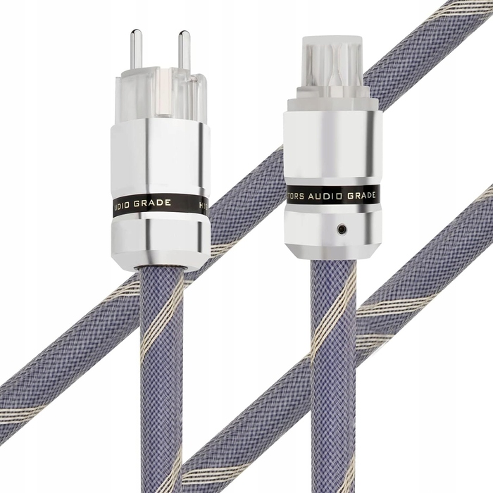 Аудіофільський силовий кабель HiFi 10 AWG, 125 В, 15 А, мідний, L87