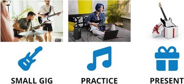 McGrey Rockit ST Комплект електрогітари (8-частинний стартовий набір: гітара, підсилювач, запасні струни, гітарний чохол, тюнер, медіатори, ремінь та гітарний кабель) (Чорний)