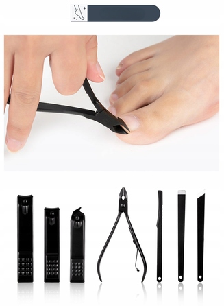 Набір для манікюру та педикюру 18 в 1: професійний набір для догляду за нігтями з кусачками та щипчиками