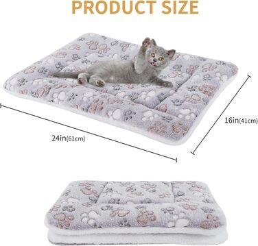 М'який флісовий плед для домашніх тварин: собаки та коти, XZ006 (Синій фон з білими зірками, 89 x 68 см)