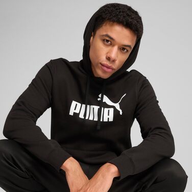 Чоловіча толстовка з капюшоном PUMA Essentials No. 1 Logo Hoodie, чорна (L)