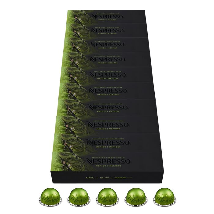 Кава Nespresso Vertuo Mexico | Арабіка та Робуста | 100 капсул | 230 мл