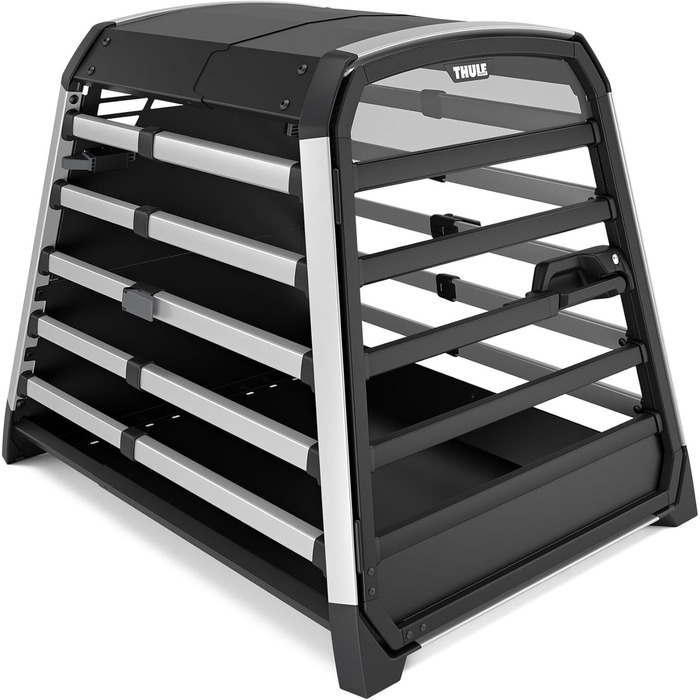 Thule Allax - переносна переносна клітка для собак, чорний/алюміній, XXL Compact