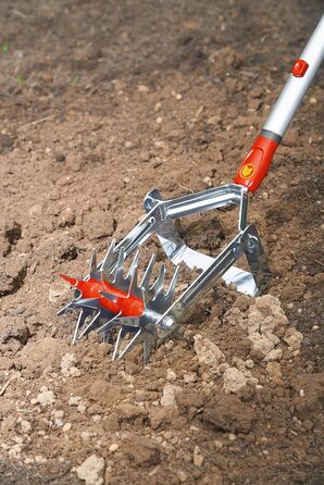 Ґрунтофреза WOLF-Garten multi-star® DA-S, червона, 30x15x15 см, садовий інструмент