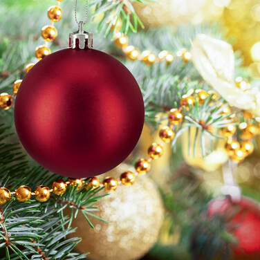 Relaxdays Set of 100 Christmas Baubles