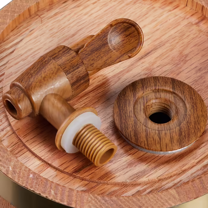 Relaxdays Schnapsfass made of oak wood