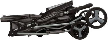 Крісло-мішок Buggy сірого кольору, 47x100x80 см, 4.9 кг
