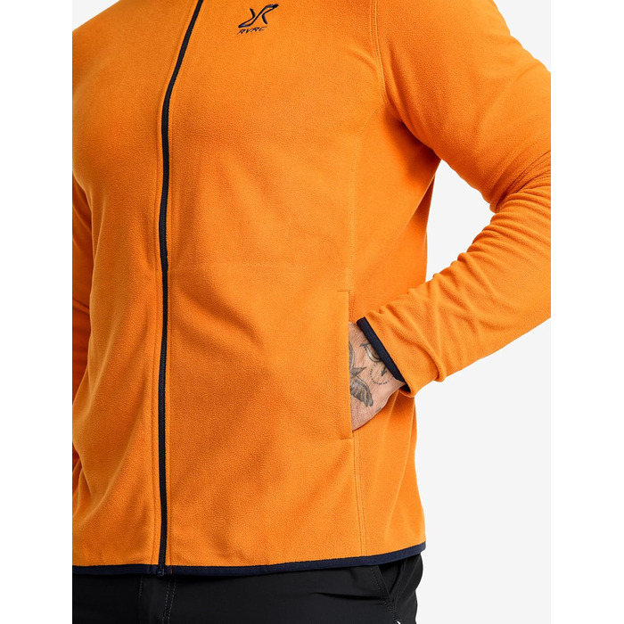 Флісова худі RevolutionRace Hiker для чоловіків, легка та еластична, чорна (XL, Desert sun)