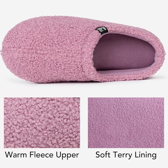 Жіночі домашні тапочки RockDove з м'якого флісу з закритим носком, білі (36/37 EU, Avendel)