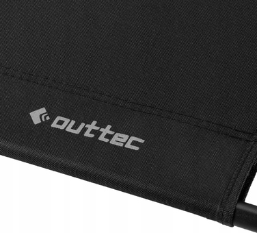 Шезлонг сталевий Outtec, чорний