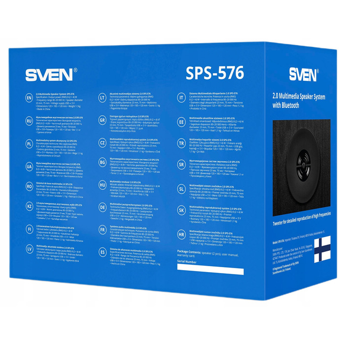 Колонки SVEN 2.0 SPS-576