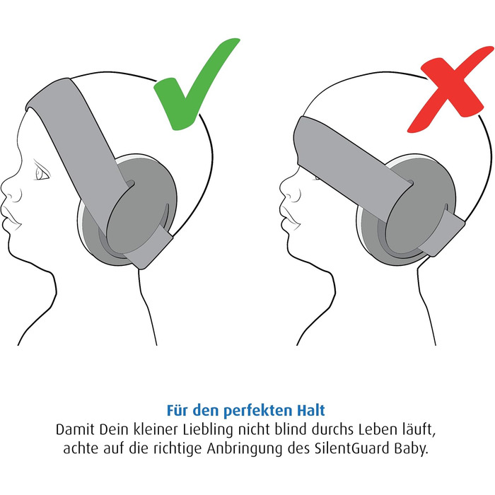 Навушники для захисту слуху Reer Baby SilentGuard для хлопчиків, м'які, легкі, зріст, блакитні (1 шт.)