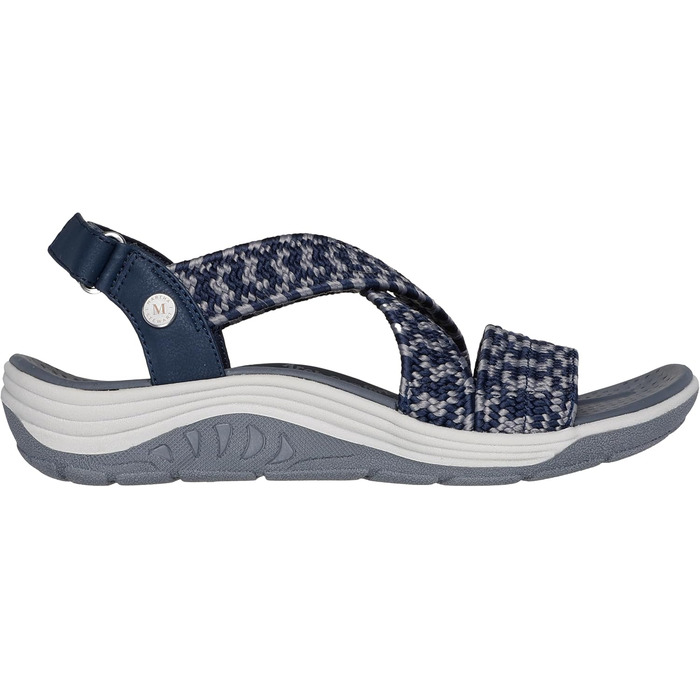 Skechers Martha Stewart Reggae Cup – Жіночі сандалі Coastal Trail, 38.5 EU, темно-сині з сірим