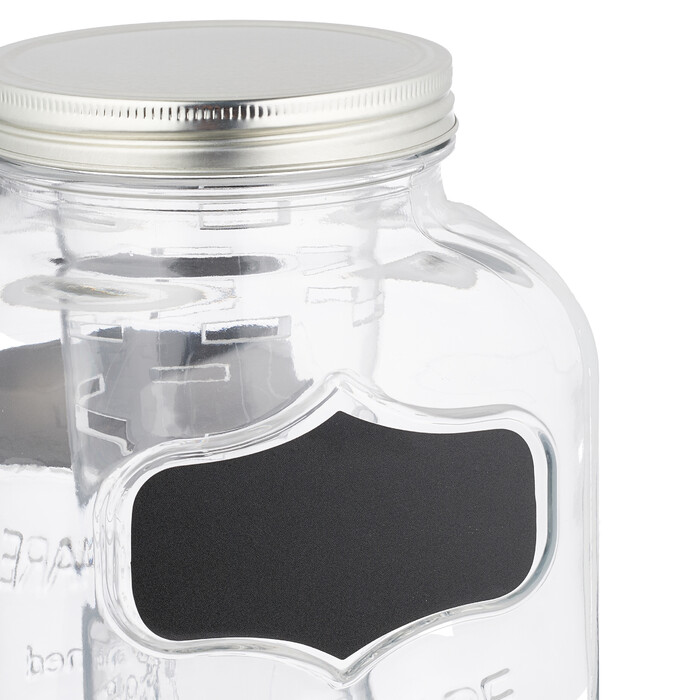 Relaxdays 2-Piece Drink Dispenser, 4L with Stand