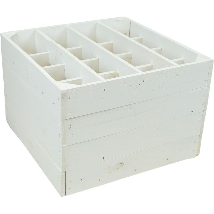 Wine Rack 16 Bottle Size 40x40x27cm Shelf Box Bottle Storage Wine Rack Apple Box/Wine Box (3-Piece Set Wine Rack 16 Bottle White)