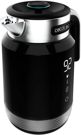 Електричний чайник Cecotec ThermoSense 600 Touch White, 1.7 л, 2200 Вт, з нержавіючої сталі та пластику, LED-підсвітка, поворотна база 360°