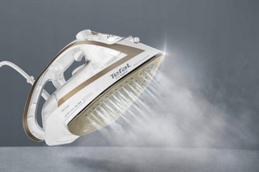 Праска Tefal Puregliss FV8042E0 біло-золотиста, Durilium AirGlide, 2900 Вт