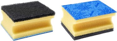 Vileda Glitzi Plus Pot Scrubber, Kitchen Sponge, Antibacterial Sponge, Highly Absorbent, Pack of 24