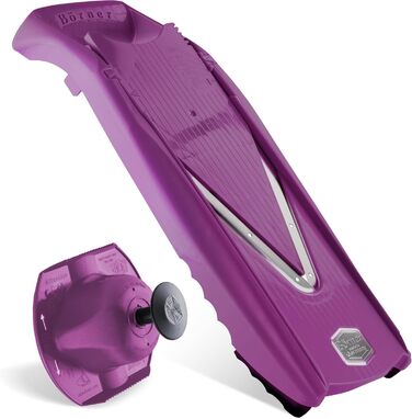 Набір Börner V5 для нарізки овочів та фруктів: нарізчик V-подібної форми, набір базової комплектації, фіолетовий колір