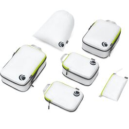 Набір кубиків-органайзерів для подорожей Cipway, ультралегкі, розширювані, 6 шт. (білий)