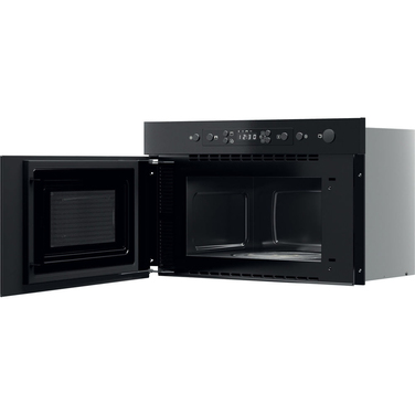 Вбудована мікрохвильова піч Whirlpool MBNA920B, чорна, 750 Вт, 22 л, з грилем