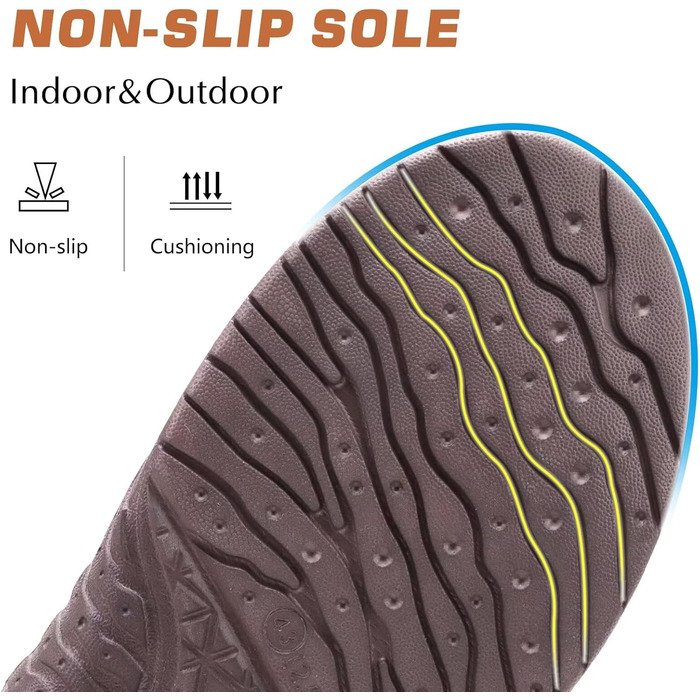 Чоловічі капці KuaiLu з піною з пам'яті, зручні, ручної роботи, з мікрозамшею, Slip-On, з підтримкою склепіння стопи, з теплим штучним хутром, гумова підошва, для дому та вулиці (41 EU, Колір: Коричневий)