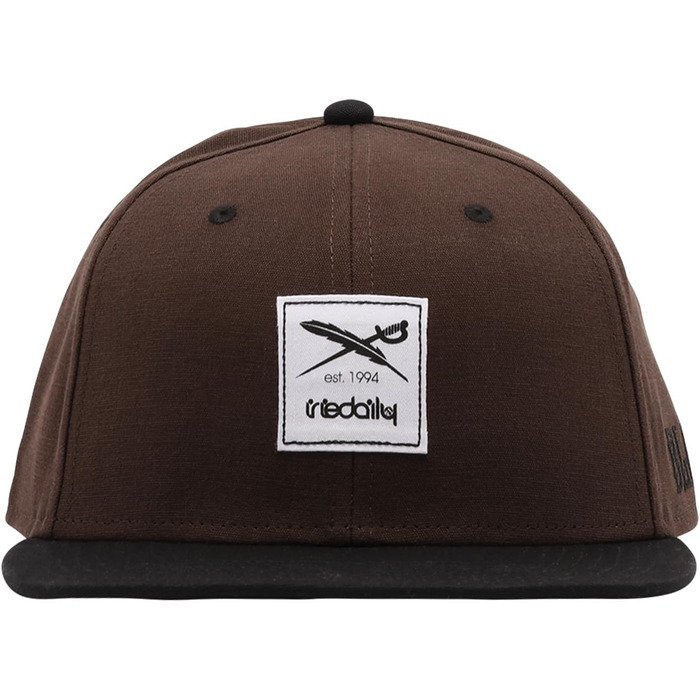 Кепка IFIEDaily Unisex Snapback Daily Contra з органічної бавовни, темно-коричневий колір