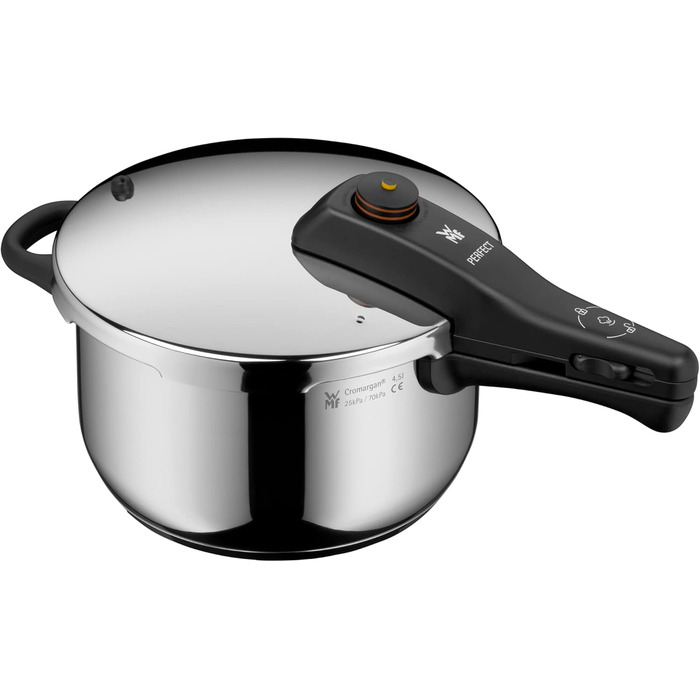 Скороварка WMF Perfect One Pot 4,5 л індукційна, нержавіюча сталь, 2 режими, знімна ручка, велике сигнальне вікно
