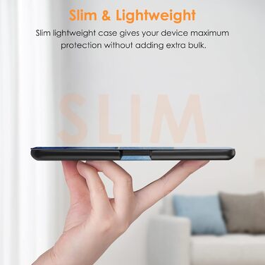 Чохол Fintie для Kindle 6 (11 покоління) 2024/2022 з авто-вимиканням, захисний чохол для Kindle Basic 2024, Ozean Marmor