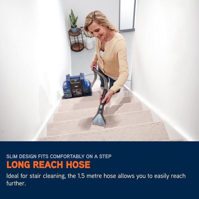 Портативний відпарювач для килимів та м'яких меблів Vax SpotWash Duo з насадкою для тварин