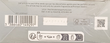 Туалетна вода Lacoste Essential, 125 мл