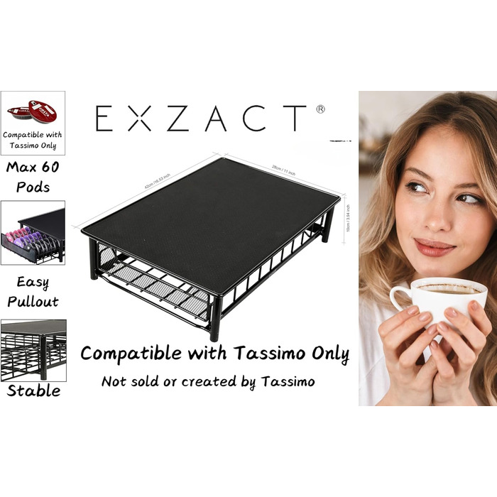 Тримач для капсул кави Tassimo EXZACT (52 шт.), обертається