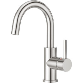 Кран кухонний CREA, 360° поворотний, нержавіюча сталь, для маленької кухні
