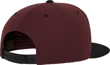 Кепка Baddery Tuner Cap Flexfit Snapback Kolben - для чоловіків та жінок, універсальний розмір (Maroon)