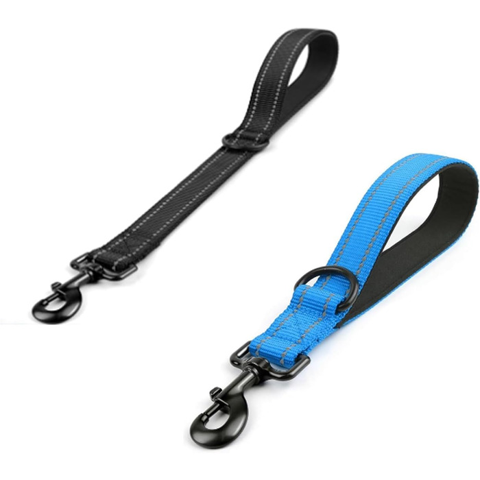 Автомобільний поводок для собак Yuiturt: безпечний, короткий, з відбиваючими елементами та ручкою