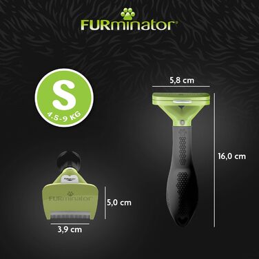 FURminator для собак S, короткошерсті: щітка для видалення підшерстка - версія 2.0