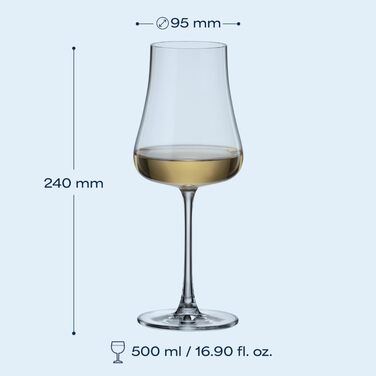 Набір коктейльних склянок Crystal Bohemia (6 шт), 300 мл, стійкі до миття в посудомийній машині, міцні - Склянка з кришталю, ідеальні для коктейлів та особливих випадків