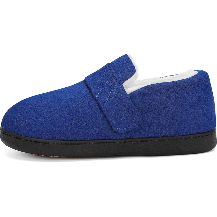 Тапочки Mishansha Herren Winter з підкладкою Memory Foam, зимові, чоловічі, 38-49 (Темно-синій, 44 EU)