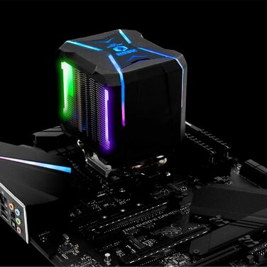 Кулер для ПК Empire Gaming Guardian V201 - RGB, 4 теплові трубки, для Intel та AMD