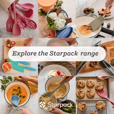 Кухонні силіконові щипці Starpack для приготування та гриля, 22,9 см, антипригарні, жаростійкі до 315°C, з нержавіючої сталі, синьо-зелені