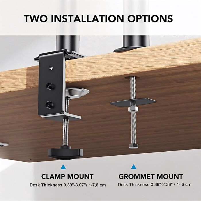 Кріплення для монітора HUANUO з підставкою для ноутбука, 13-32 дюйми, VESA 75/10, для геймінгу